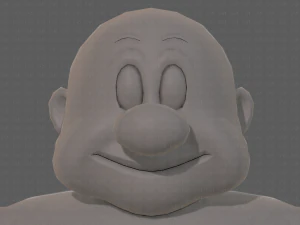 base mesh old man character v09 3D Model