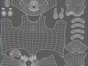base mesh old man character v09 3D Model