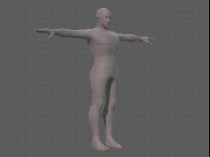 base mesh man character v21 Model 3D