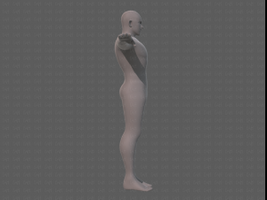 base mesh man character v21 Model 3D
