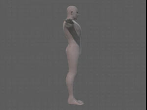 base mesh man character v21 3D Model