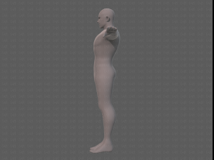 base mesh man character v21 Model 3D