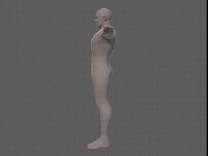 base mesh man character v21 3D Model