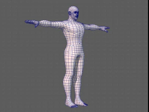 base mesh man character v21 3D Model