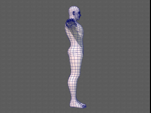 base mesh man character v21 Model 3D
