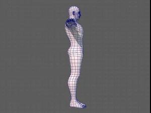 base mesh man character v21 3D Model