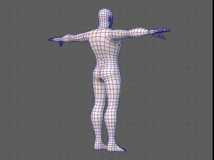 base mesh man character v21 Model 3D