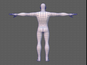 base mesh man character v21 Model 3D
