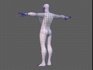 base mesh man character v21 Model 3D