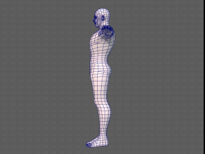 base mesh man character v21 Model 3D