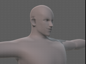 base mesh man character v21 Model 3D