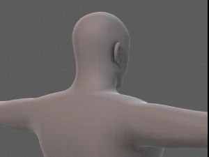 base mesh man character v21 3D Model