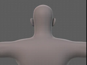base mesh man character v21 3D Model
