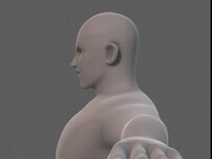 base mesh man character v21 3D Model