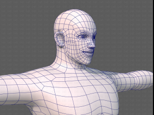 base mesh man character v21 Model 3D