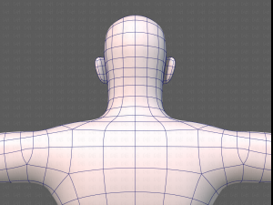 base mesh man character v21 Model 3D