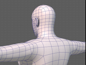 base mesh man character v21 Model 3D