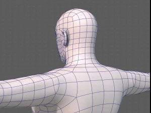 base mesh man character v21 3D Model