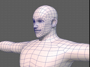 base mesh man character v21 Model 3D