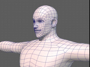 base mesh man character v21 3D Model