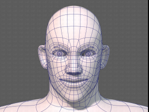 base mesh man character v21 Model 3D