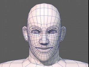 base mesh man character v21 3D Model