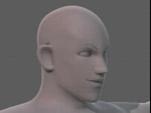 base mesh man character v21 Model 3D