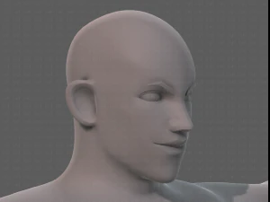 base mesh man character v21 3D Model