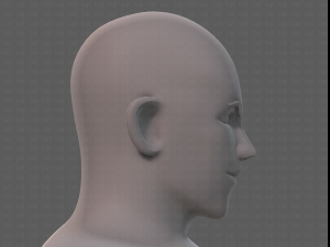 base mesh man character v21 Model 3D