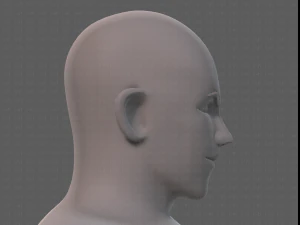 base mesh man character v21 3D Model