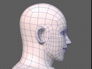 base mesh man character v21 Model 3D