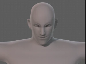 base mesh man character v21 3D Model