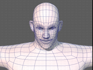base mesh man character v21 Model 3D