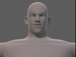 base mesh man character v21 Model 3D