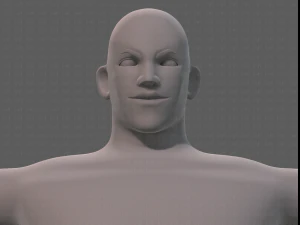 base mesh man character v21 3D Model