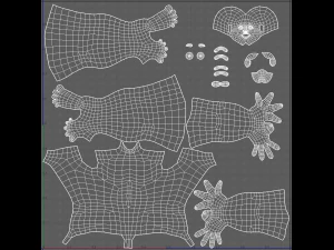 base mesh man character v21 3D Model