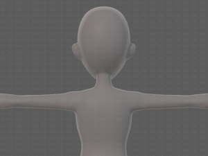 base mesh woman 23 Model 3D