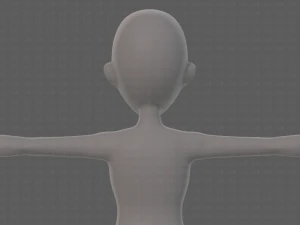 base mesh woman 23 3D Model