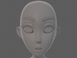 base mesh woman 23 3D Model
