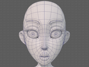 base mesh woman 23 Model 3D