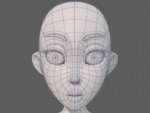 base mesh woman 23 3D Model