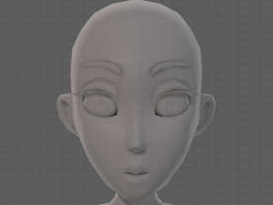 base mesh woman 23 Model 3D