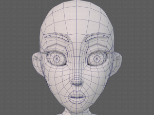 base mesh woman 23 Model 3D