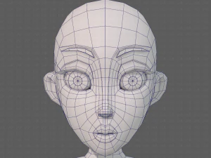 base mesh woman 23 3D Model