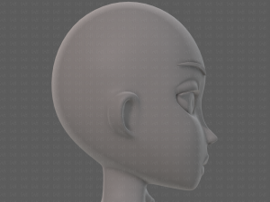 base mesh woman 23 Model 3D