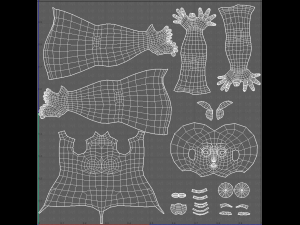 base mesh woman 23 Model 3D