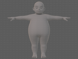 base mesh boy character v12 3D Model
