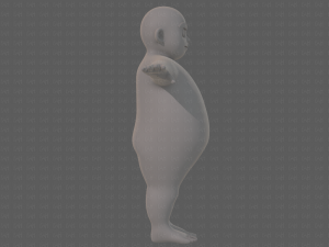 base mesh boy character v12 3D Model