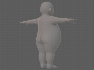 base mesh boy character v12 3D Model