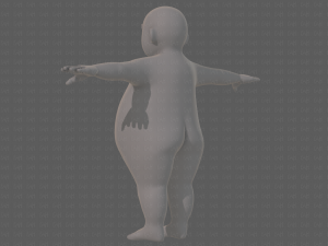 base mesh boy character v12 3D Model